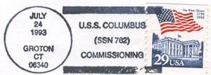 Thumbnail for File:GregCiesielski Columbus SSN 762 19930724 2 Postmark.jpg