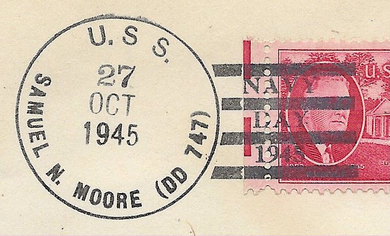 File:JohnGermann Samuel N. Moore DD747 19451027 1a Postmark.jpg