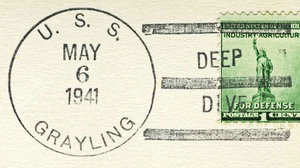 GregCiesielski Grayling SS209 19410506 1 Postmark.jpg