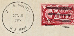GregCiesielski Sailfish SS192 19451027 1 Postmark.jpg