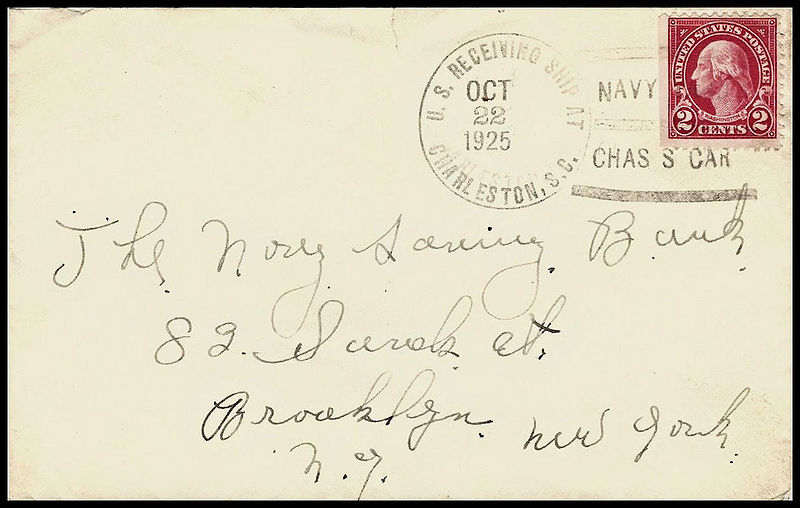 File:GregCiesielski CharlestonSC Receiving Ship 19251022 1 Front.jpg