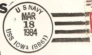 GregCiesielski Iowa BB61 19840318 1 Postmark.jpg