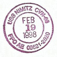 GregCiesielski Nimitz CVN68 19980219 1 Postmark.jpg