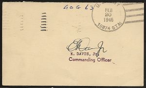 JohnGermann Klaskanine AOG63 19460220 1a Postmark.jpg