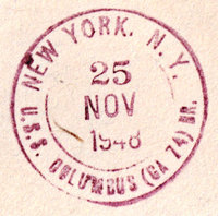 GregCiesielski Columbus CA74 19481125 3 Postmark.jpg