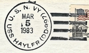 GregCiesielski Hayler DD997 19830305 1 Postmark.jpg