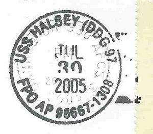 GregCiesielski Halsey DDG97 20050730 5 Postmark.jpg