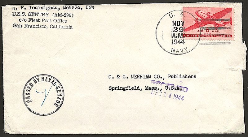 File:JohnGermann Sentry AM299 19441129 1 Front.jpg