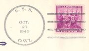 Thumbnail for File:GregCiesielski Owl AM2 19401027 1 Postmark.jpg