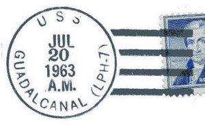 GregCiesielski Guadalcanal LPH7 19630720 1 Postmark.jpg