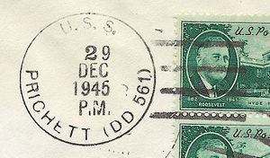 JohnGermann Prichett DD561 19451229 1a Postmark.jpg