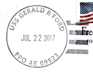 GregCiesielski GeraldRFord CVN78 20170722 1 Postmark.jpg