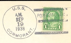 GregCiesielski Cormorant AM40 19380919 1 Postmark.jpg
