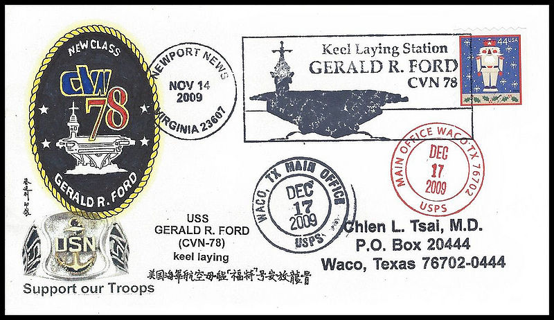 File:GregCiesielski GeraldRFord CVN78 20091114 2 Front.jpg