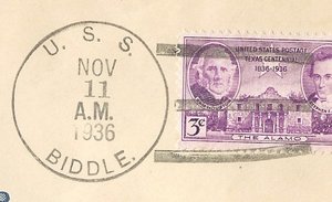 GregCiesielski Biddle DD151 19361111 2 Postmark.jpg