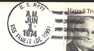 JohnGermann Truett DE1095 19740601 1a Postmark.jpg