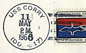 GregCiesielski Corry DD817 19660511 1 Postmark.jpg