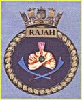 Thumbnail for File:GregCiesielski HMS RAJAH 1 Crest.jpg