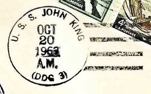 GregCiesielski JohnKing DDG3 19631020 1 Postmark.jpg