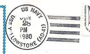 JohnGermann Yellowstone AD41 19800628 1a Postmark.jpg