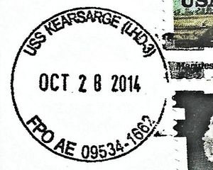 GregCiesielski Kearsarge LHD3 20141028 1 Postmark.jpg
