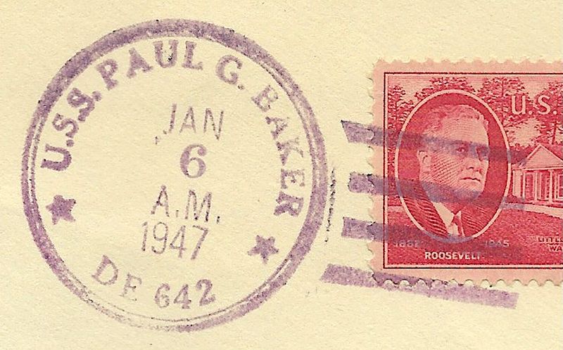File:JohnGermann Paul G. Baker DE642 19470106 1a Postmark.jpg