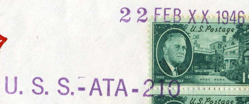 File:GregCiesielski Catawba ATA210 19460222 1 Postmark.jpg