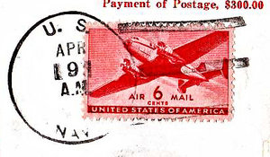 GregCiesielski Indianapolis CA35 19410409 1 Postmark.jpg
