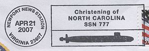 GregCiesielski NorthCarolina SSN777 20070421 1 Postmark.jpg