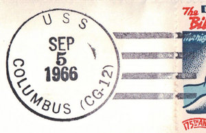 GregCiesielski USSColumbus CG12 19660905 1 Postmark.jpg