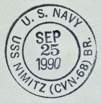 GregCiesielski Nimitz CVN68 19900925 1 Postmark.jpg