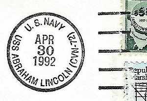 GregCiesielski AbrahamLincoln CVN72 19920430 1 Postmark.jpg