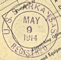 GregCiesielski Arkansas BB33 19140509 1 Postmark.jpg