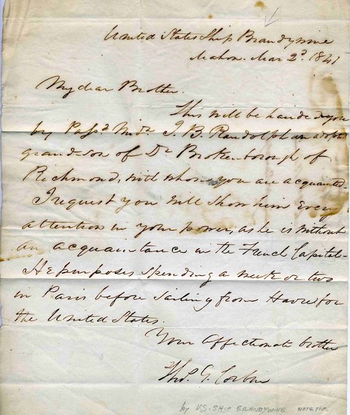 File:GregCiesielski Brandywine Letter 18410302 1 Front.jpg