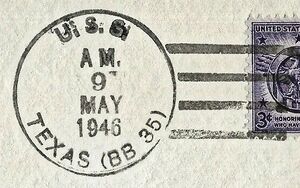 GregCiesielski Texas BB35 19460509 1 Postmark.jpg