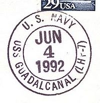 GregCiesielski Guadalcanal LPH7 19920604 1 Postmark.jpg