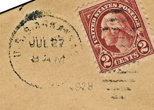 GregCiesielski Arkansas BB33 19290727 1 Postmark.jpg