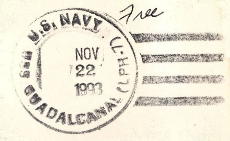 File:GregCiesielski Guadalcanal LPH7 19931122 1 Postmark.jpg