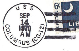 GregCiesielski Columbus CG12 19700914 1 Postmark.jpg