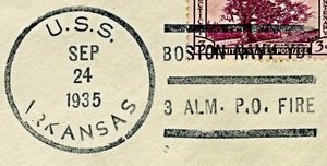 GregCiesielski Arkansas BB33 19350924 1 Postmark.jpg
