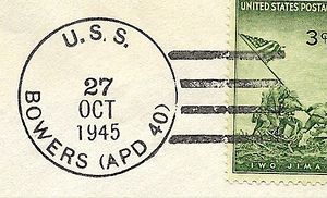 JohnGermann Bowers APD40 19451027 1a Postmark.jpg