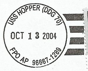GregCiesielski Hopper DDG70 20041013 1 Postmark.jpg