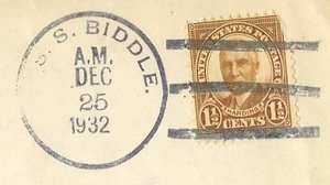 GregCiesielski Biddle DD151 19321225 1 Postmark.jpg