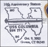 GregCiesielski Columbia SSN771 20051009 5 Postmark.jpg