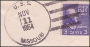 GregCiesielski Missouri BB63 19541111 1 Postmark.jpg