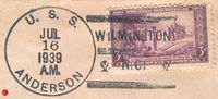 Thumbnail for File:GregCiesielski Anderson DD 411 19390716 1 Postmark.jpg