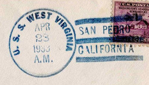 GregCiesielski West Virginia BB48 19330423 1 Postmark.jpg