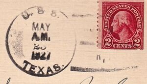 GregCiesielski Texas BB35 19270523 1 Postmark.jpg