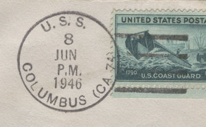 GregCiesielski Columbus CA74 19460608 1 Postmark.jpg