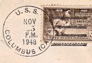 GregCiesielski Columbus CA74 19481125 1 Postmark.jpg